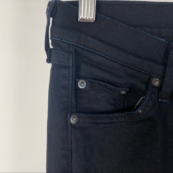 rag & bone | Capri Skinny in Blue/Black‎ Coal Wash - Picture 10 of 12